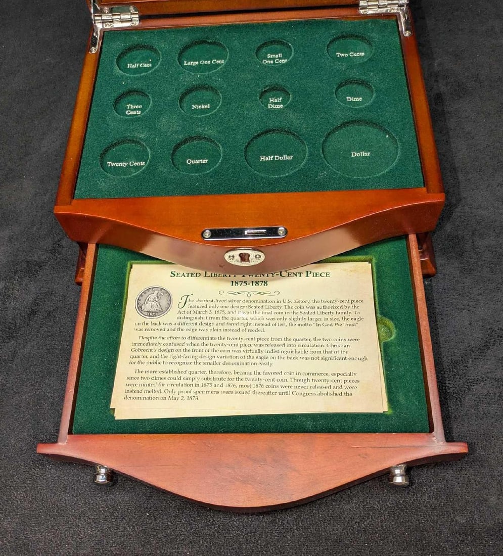 U.S. Coin Complete Denomination Set Display Case - 2