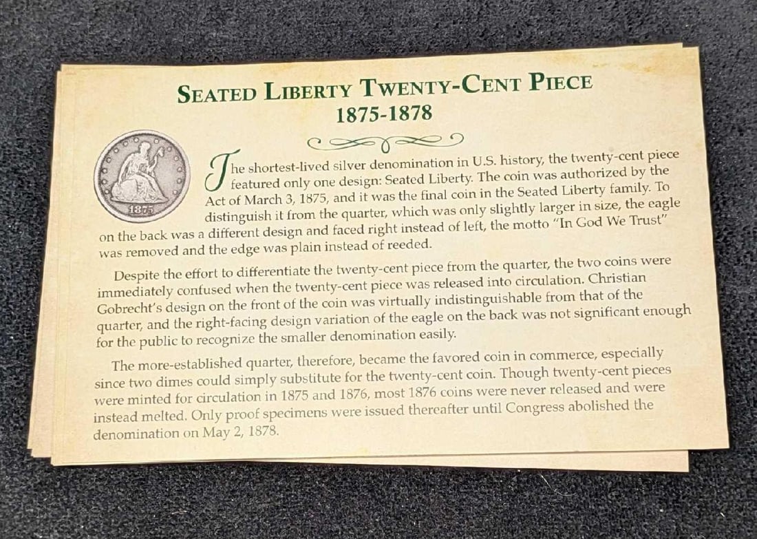 U.S. Coin Complete Denomination Set Display Case - 6