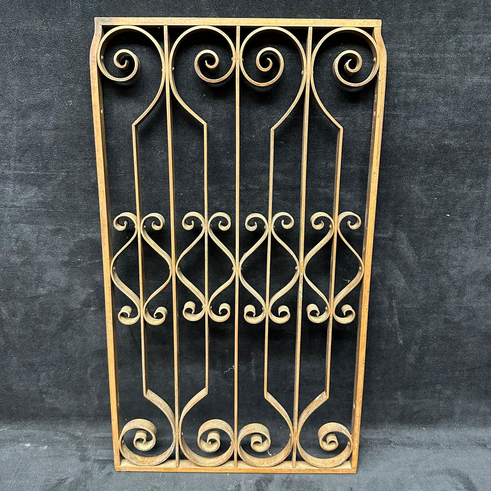 Decorative Wrought Iron Scrollwork Architectural Grille Gate Panel (1 of 5)