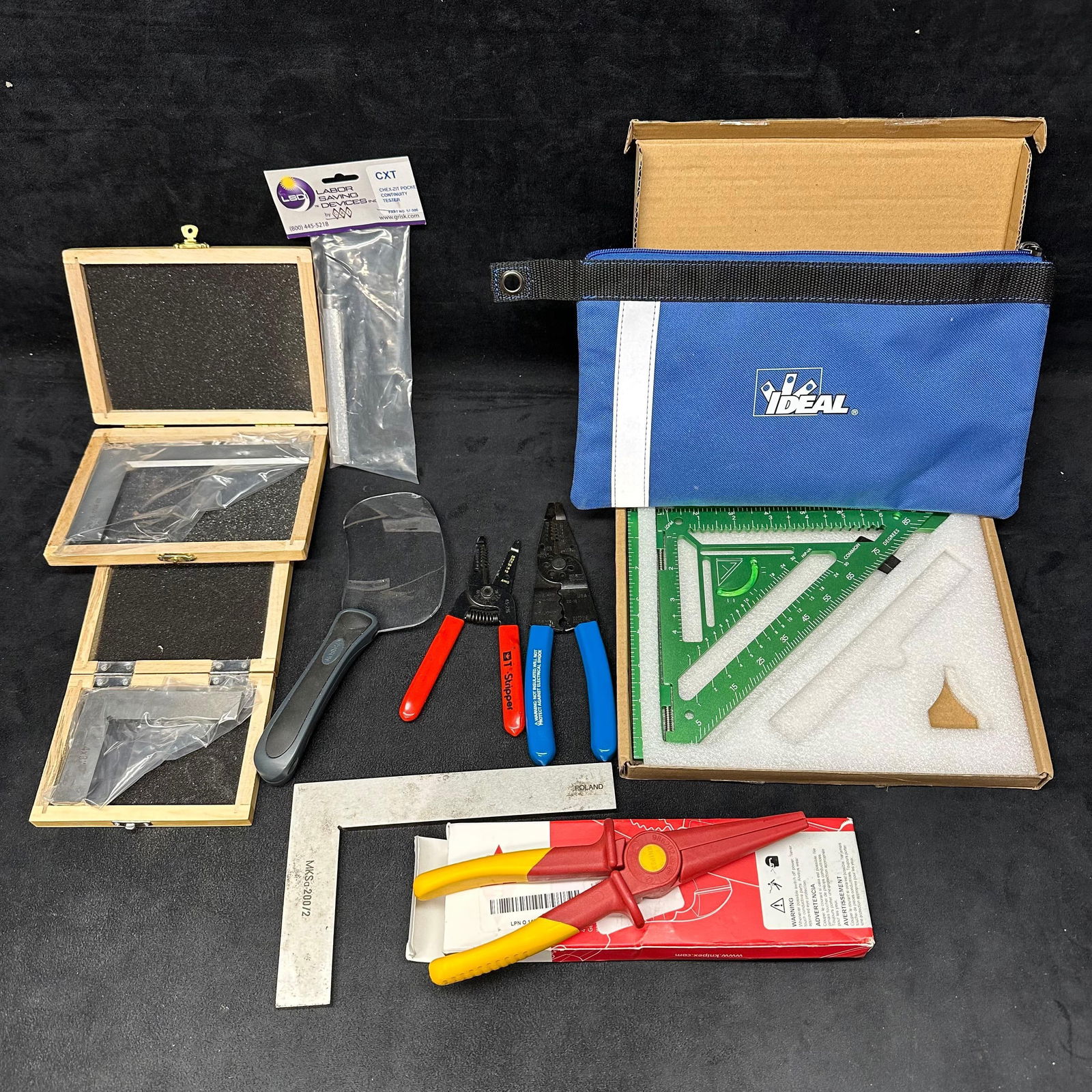 Mixed Lot of Precision Electrical Tools Wire Strippers Pliers Measuring Tools and Accessories (1 of 7)