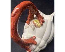 Fitz & Floyd Coral/Shells Pitcher (B) - 8