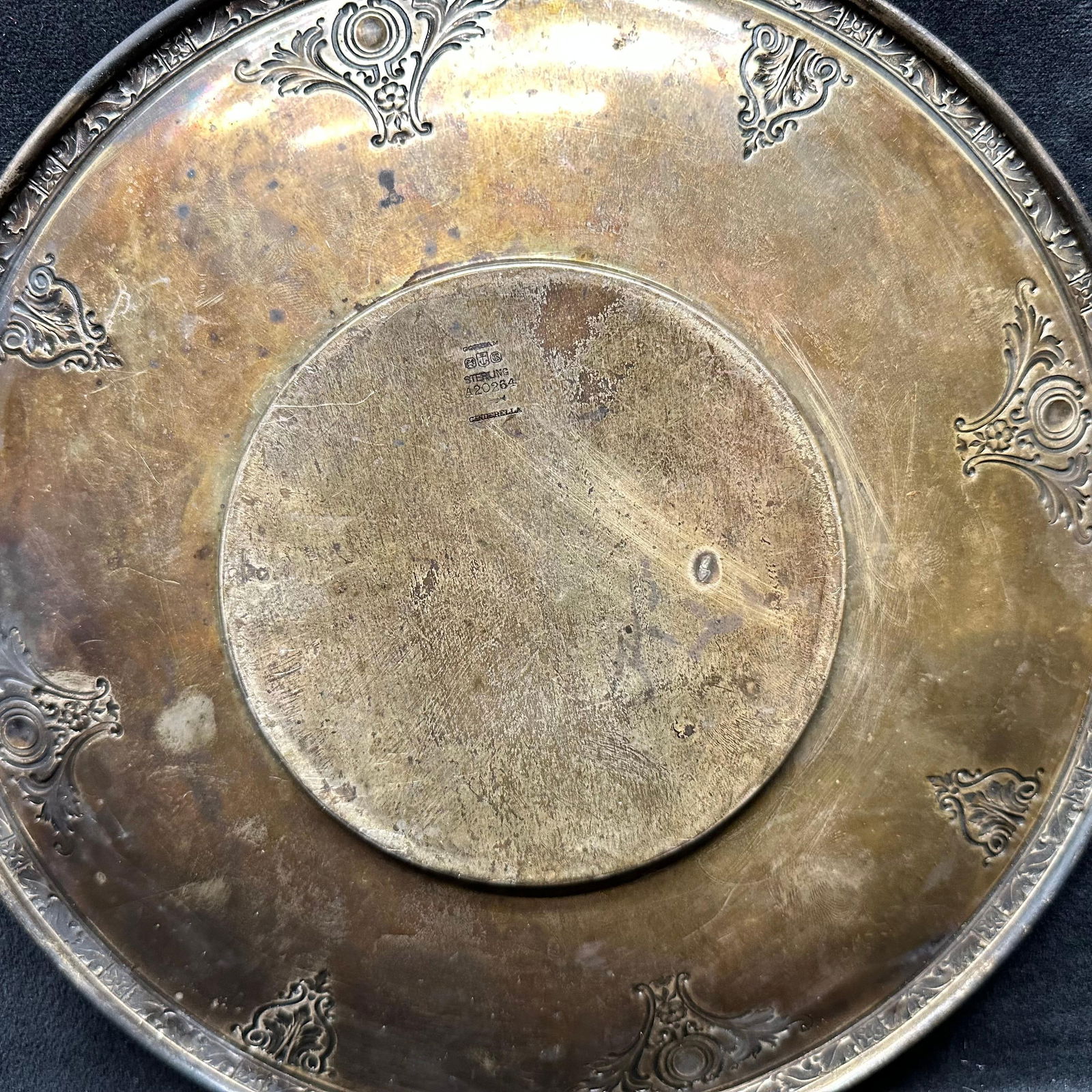 Gorham Sterling Silver Cinderella Flatware Plate Tray A20264 - 3