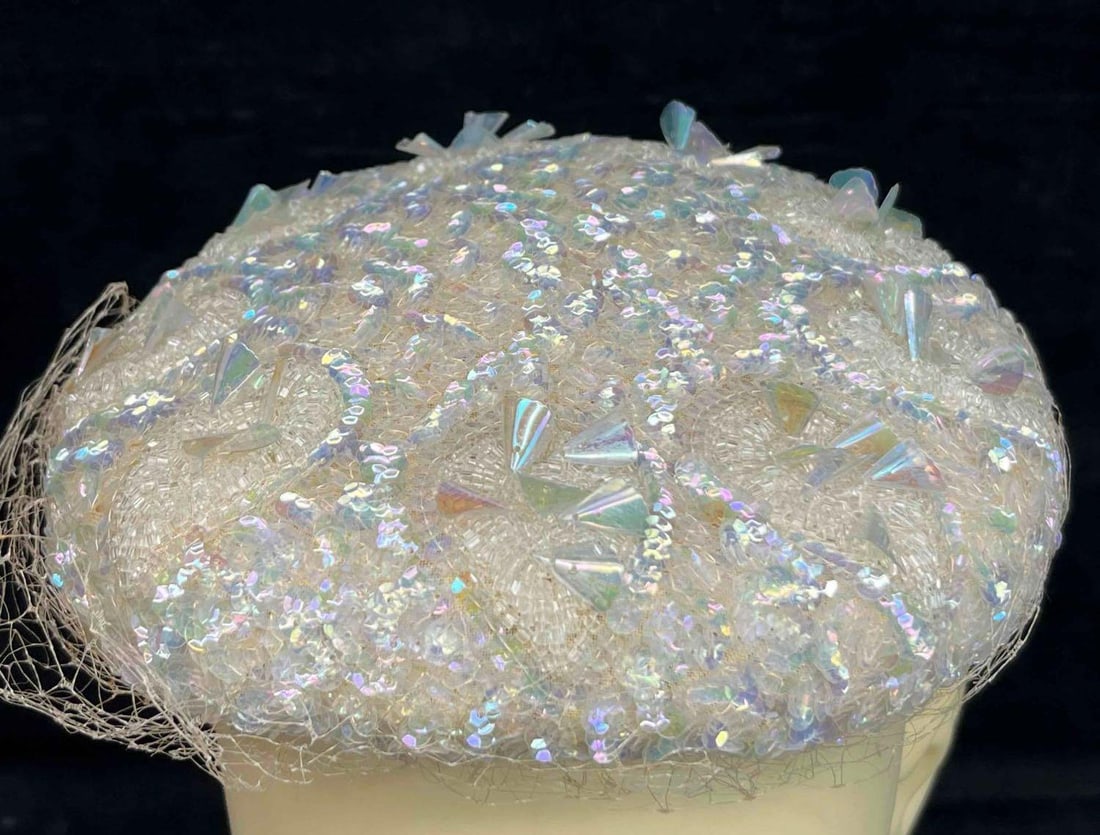 Vintage Women's Norman Durand Original Sequins Styles HatImported From France (1 of 11)