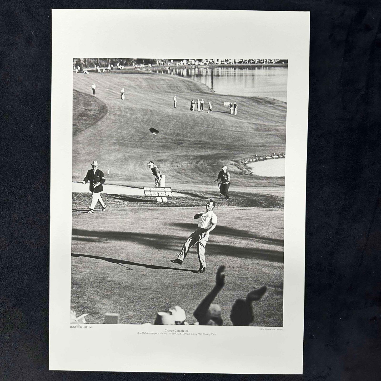 Arnold Palmer Charge Completed 1960 U.S. Open Golf Black and White Photo Print (1 of 6)