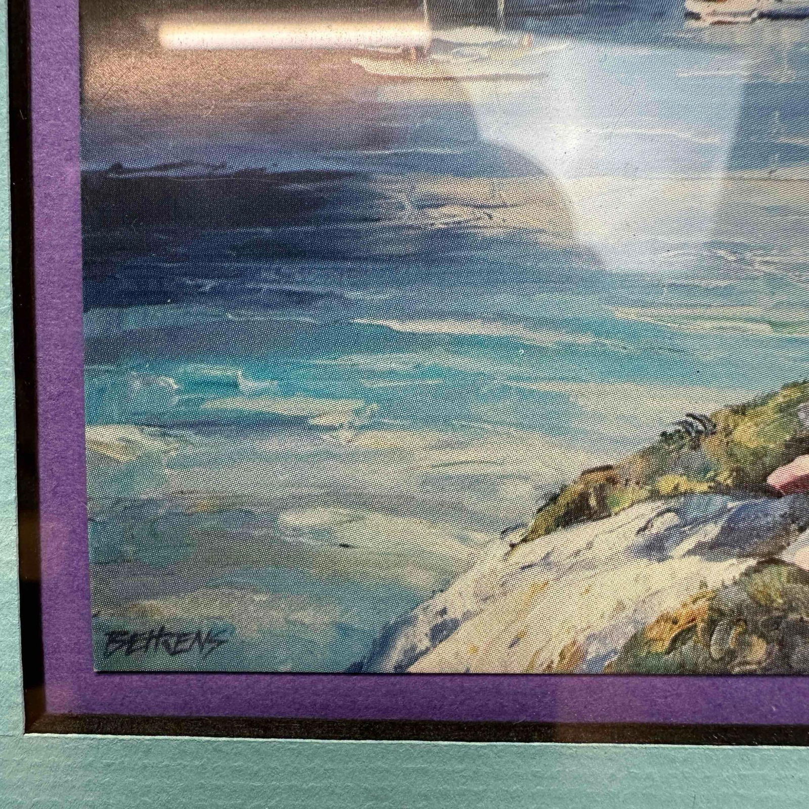 Howard Behrens Offset Lithograph Artwork Set Three Framed Lithographs - 13