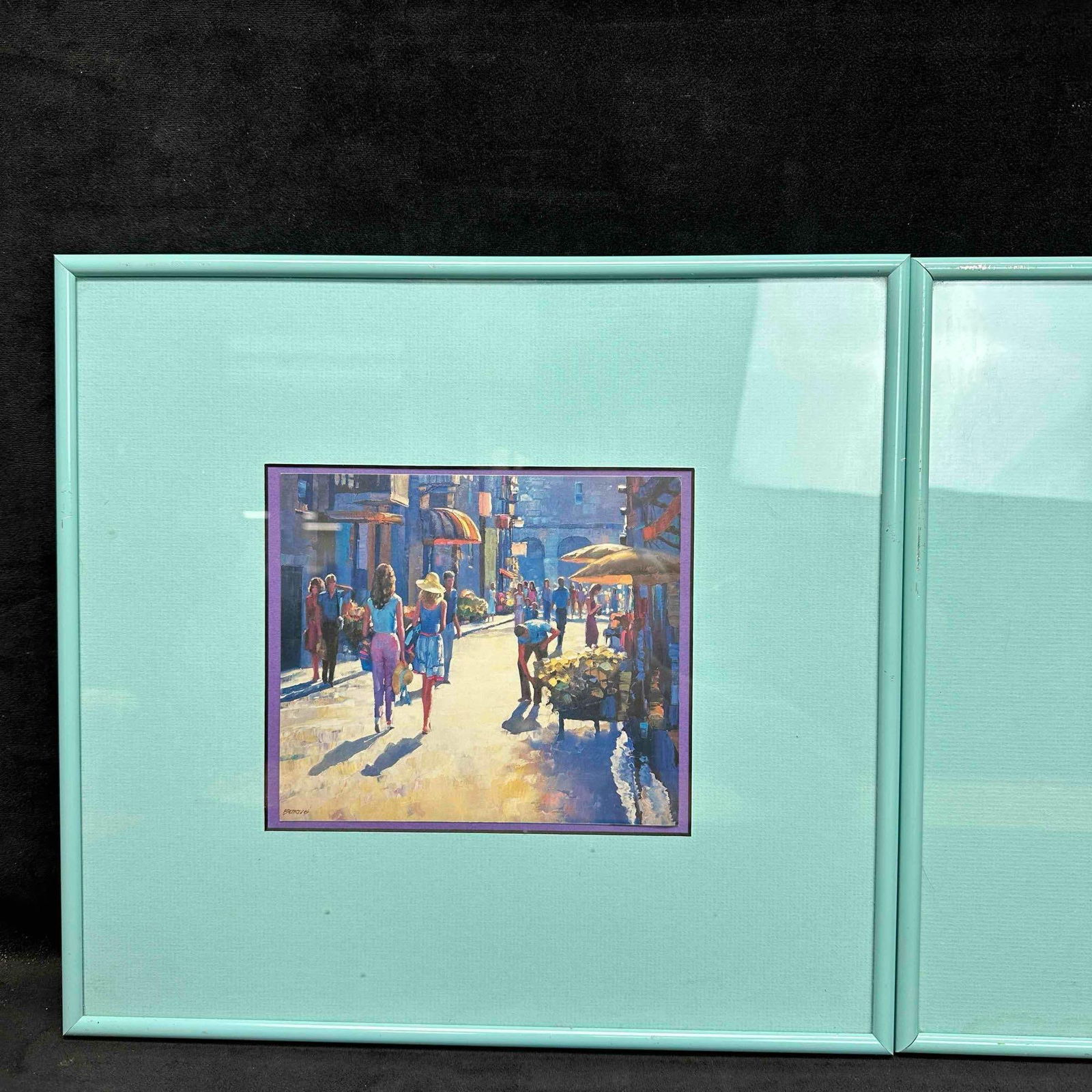 Howard Behrens Offset Lithograph Artwork Set Three Framed Lithographs - 5