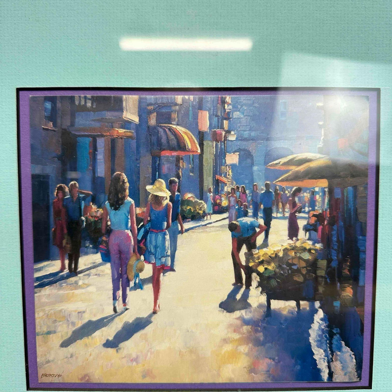 Howard Behrens Offset Lithograph Artwork Set Three Framed Lithographs - 7
