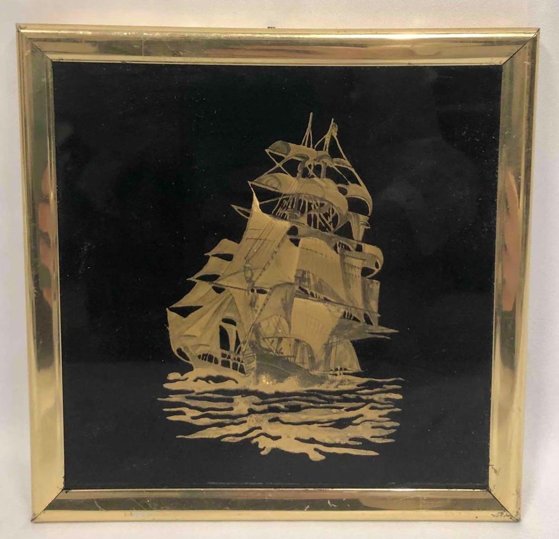 Bundle Of Ship Artwork In Frames - 4