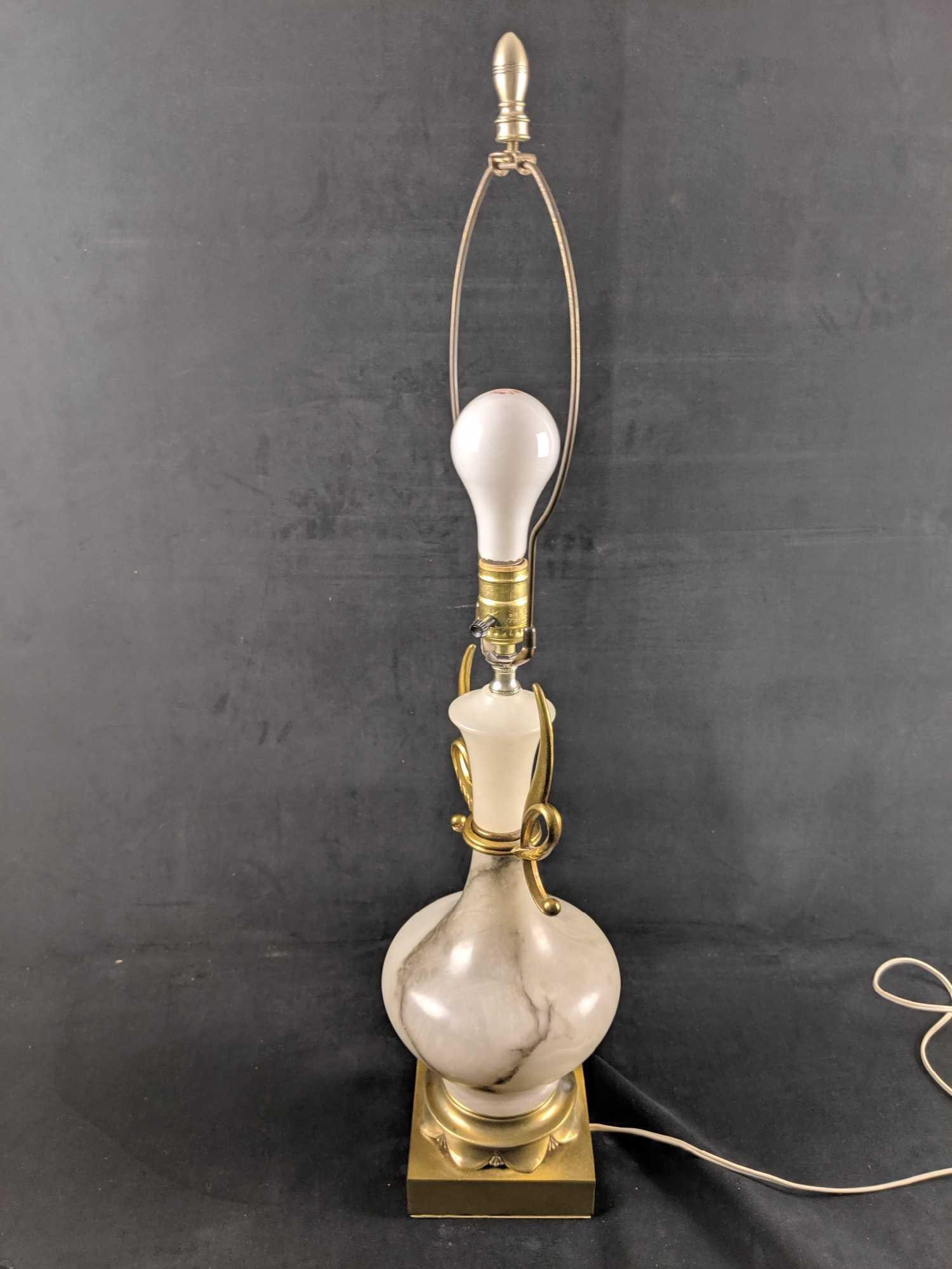 Retro Marble Table Lamp - 4