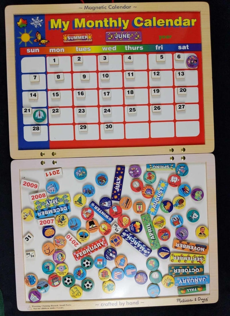 My Monthly Magnetic Calendar By Melissa And Doug (1 of 7)