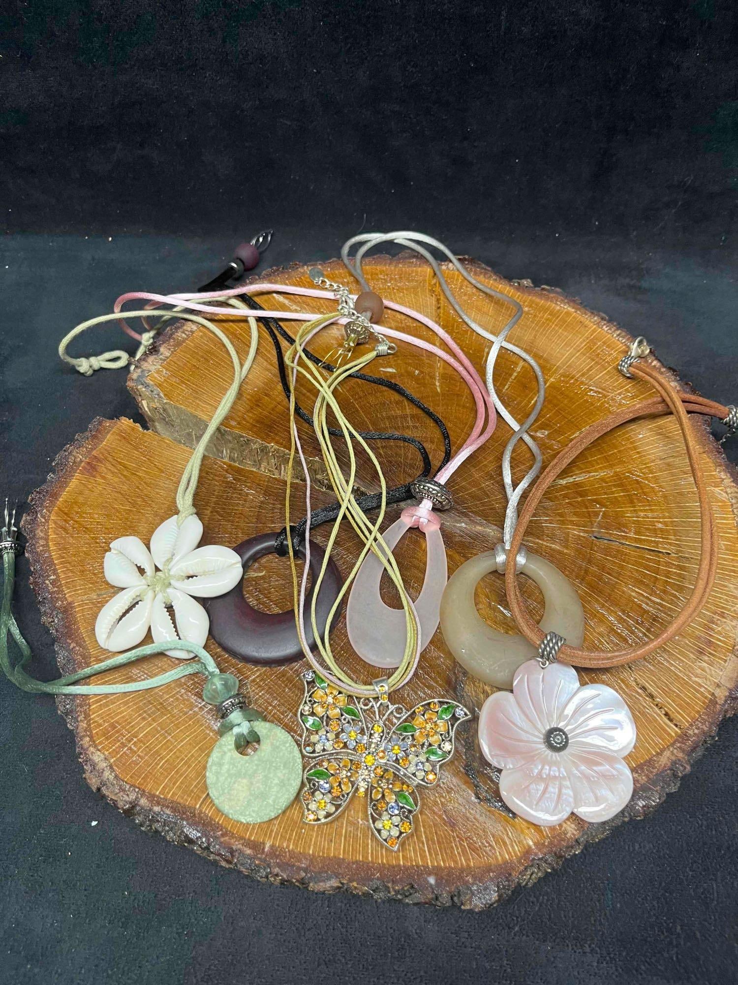 Random Bundle Of String Chain Necklaces - 10