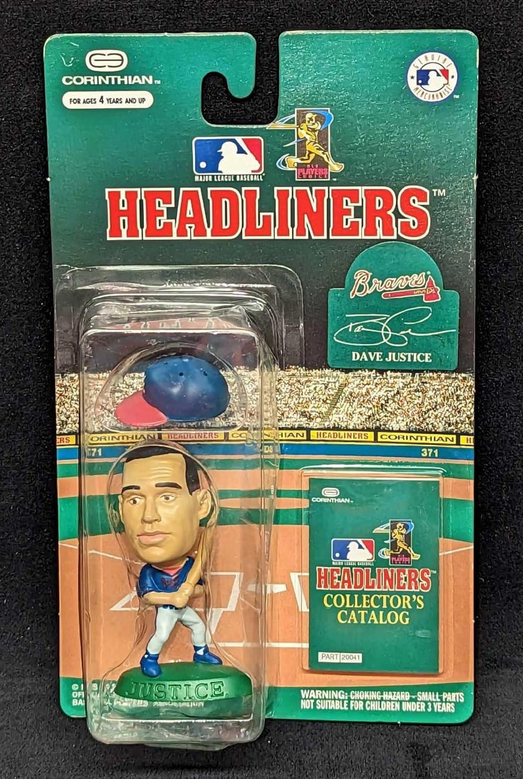 3 MLB Headliners Baseball Figures - 3