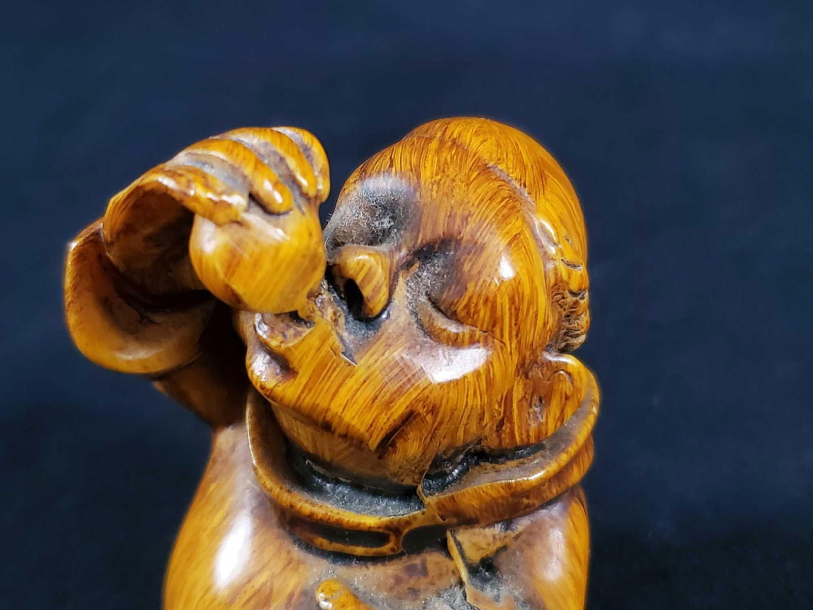 Handmade Ceramic Drinking Old Monk - 4