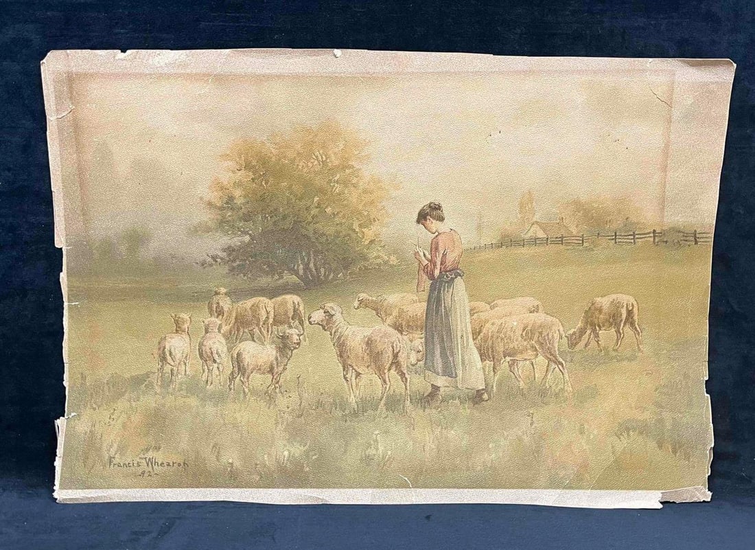 "Herding The Flock" Print By Francis Wheaton (1 of 11)