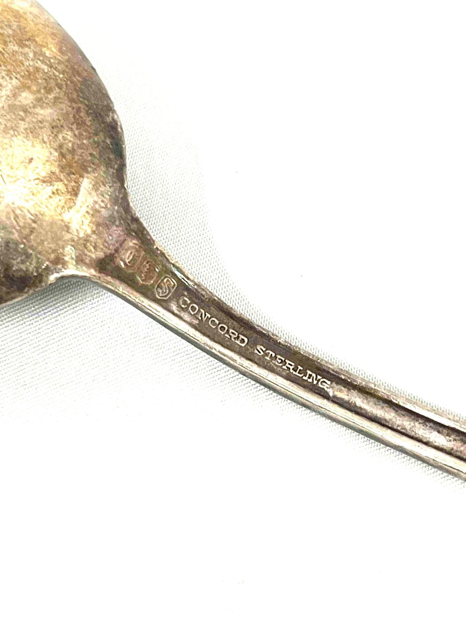 Large Concord Sterling Serving Spoon - 7