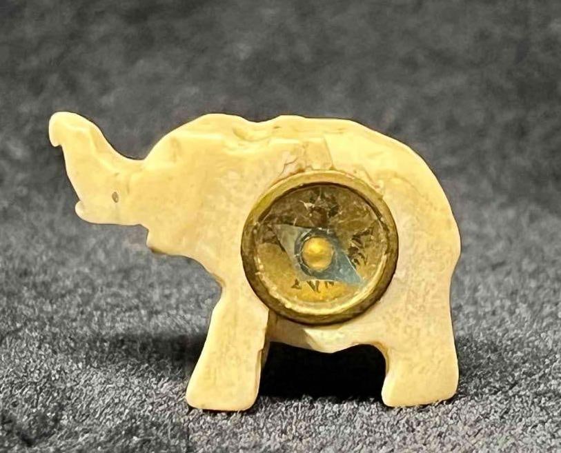 Unique Hand Carved Bone Elephant Bundle - 12