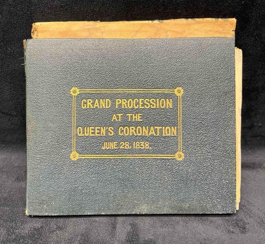 Panoramic View Of The "Grand Procession At The Queens Coronation 1838: This lot contains a Panoramic View Of The "Grand Procession At The Queens Coronation 1838. It is approx 5 3/4" x 7" x 1". Total weight is approx 7.3oz. Overall the Panoramic View Of The "Grand Process