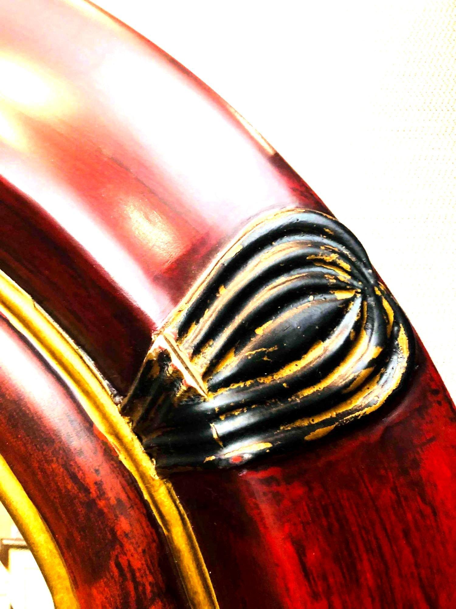 Large Decorative Round Wall Mirror - 3