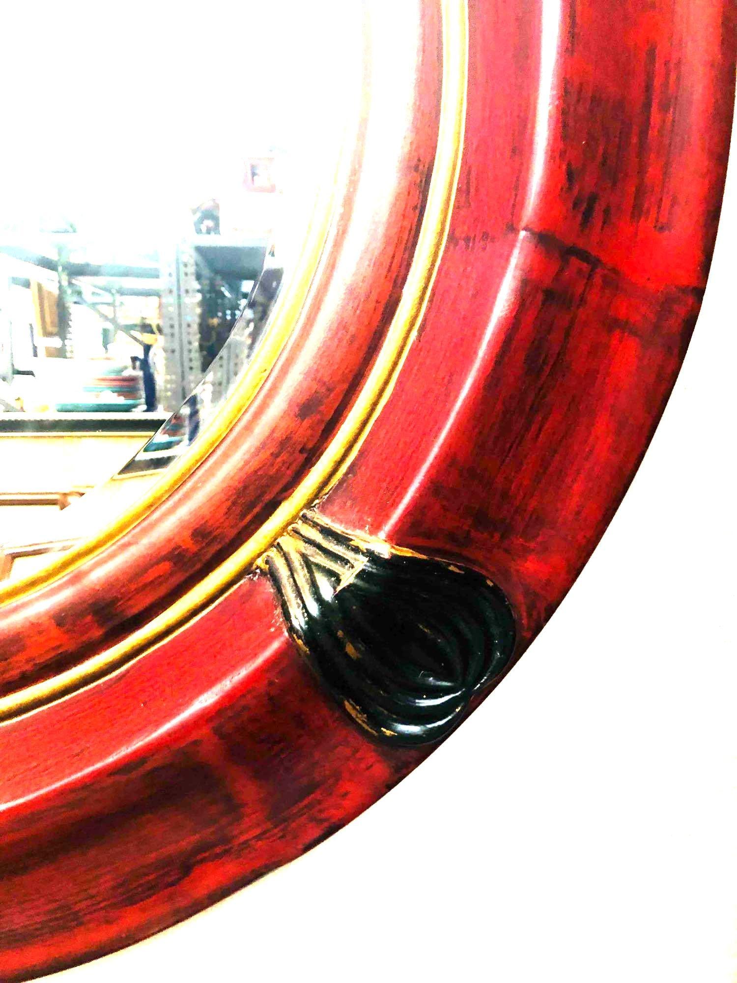 Large Decorative Round Wall Mirror - 5