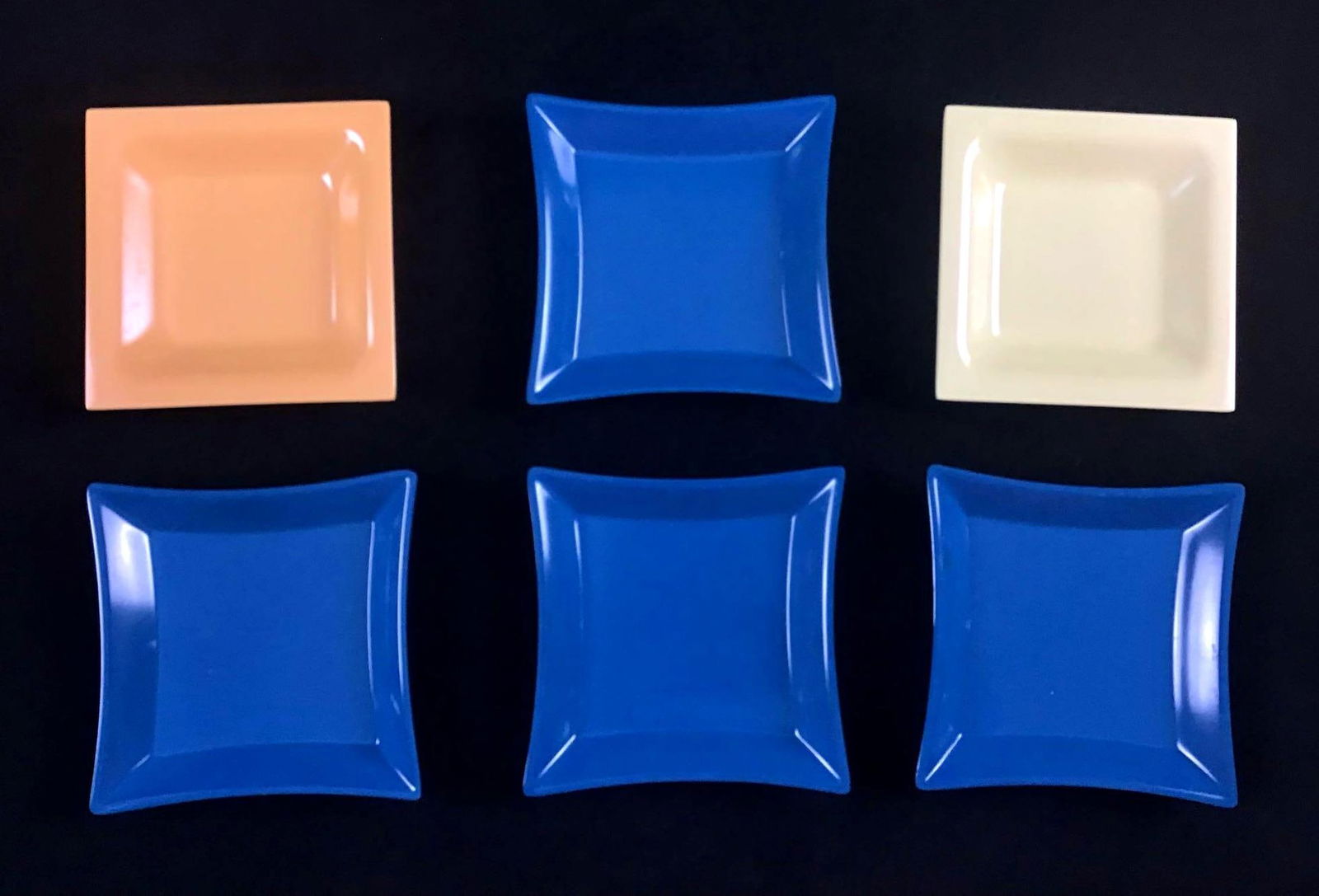 Lot of 6 Melamine Sauce Dishes (1 of 7)