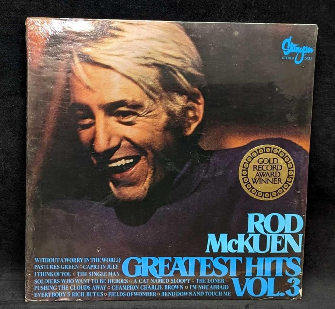 Sealed Rod McKuen Greatest Hits Vol 3 LP (1 of 2)