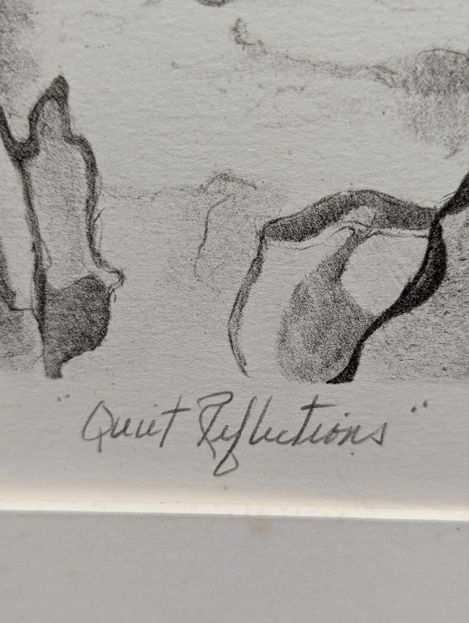 Framed LE Quiet Reflections Print - 2