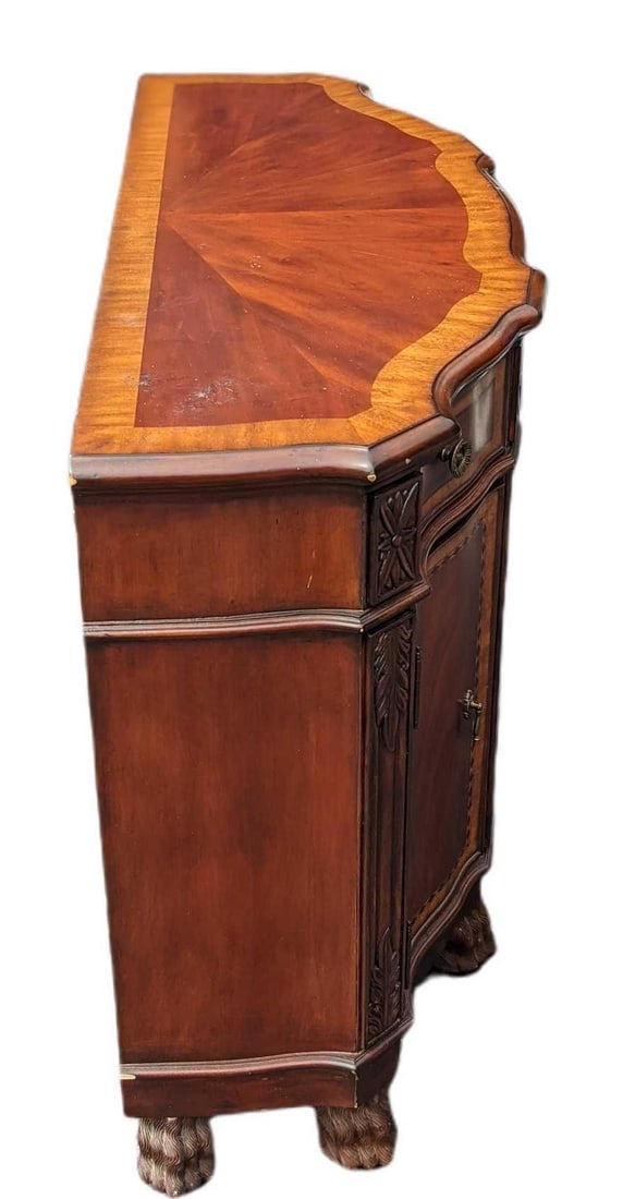 Walnut Console Cabinet - 3