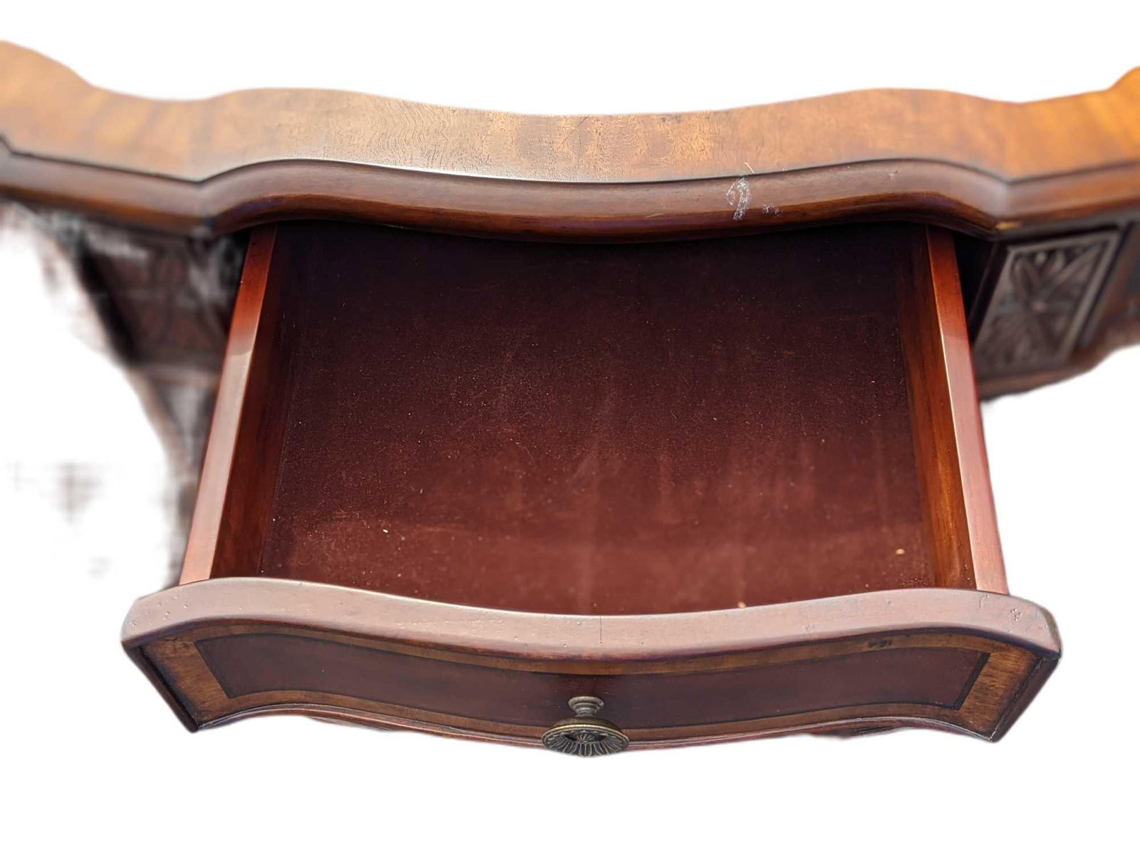 Walnut Console Cabinet - 8