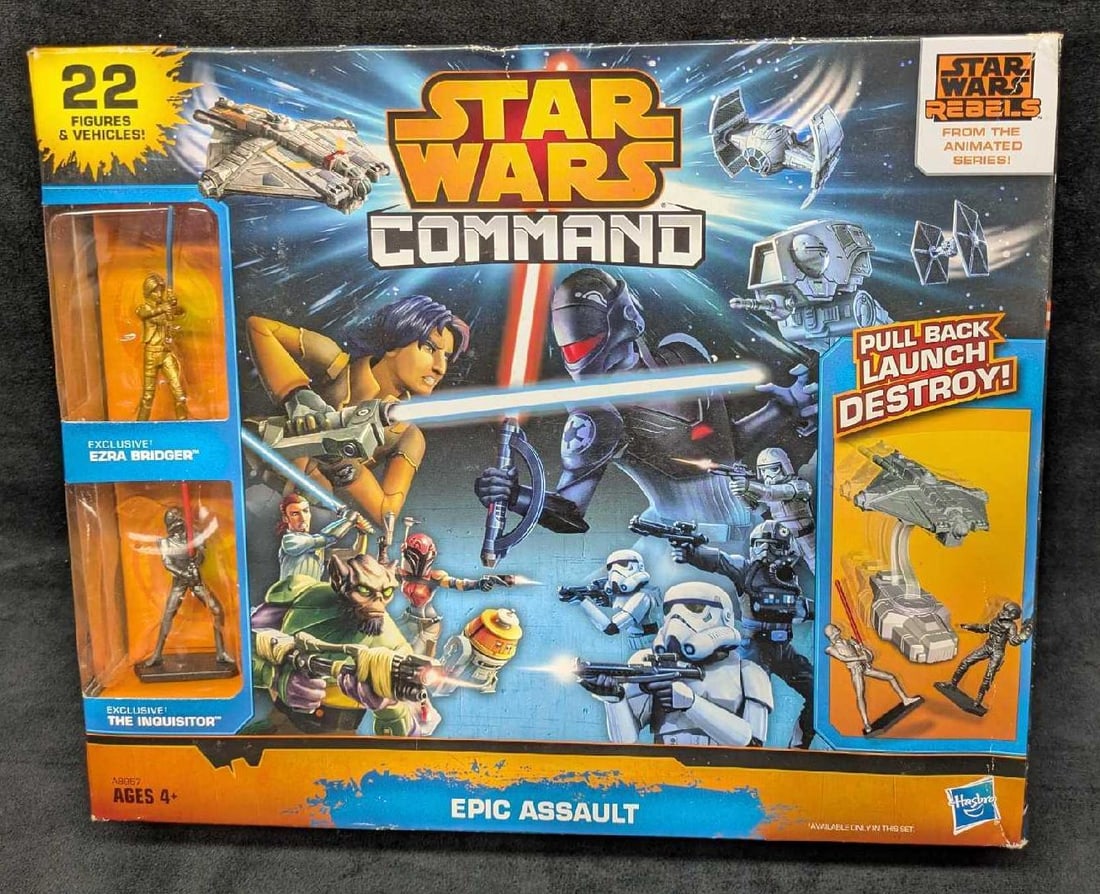 3 Star Wars Command Game Sets By Hasbro - 3
