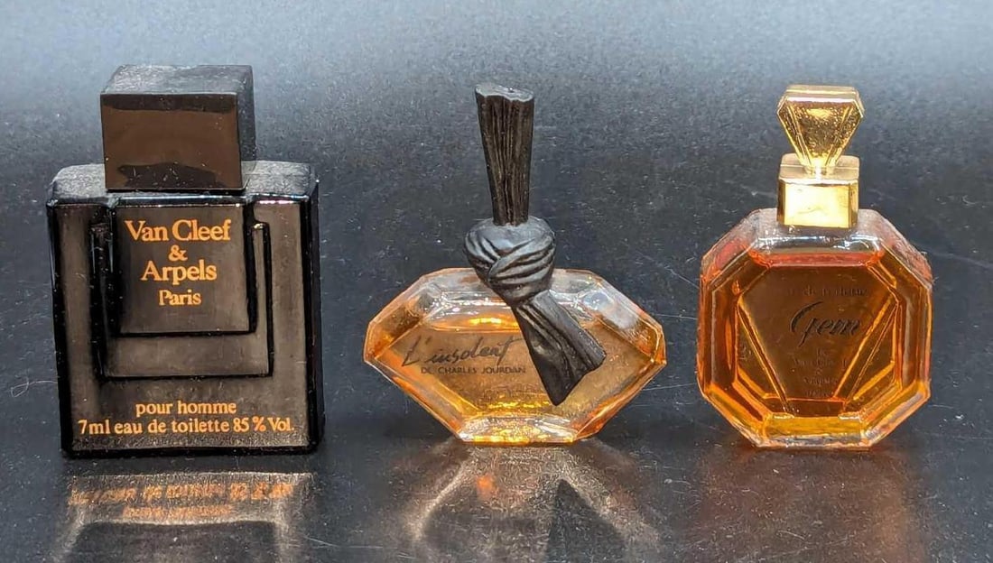 3 French Sample Size Perfume Van Cleef Charles Jourdan (1 of 8)