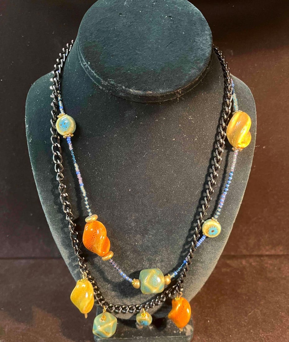 Nine Beaded Necklaces - 6