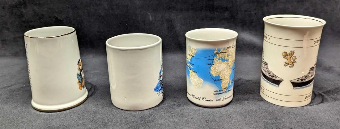 4 Ship Themed Mugs - 3