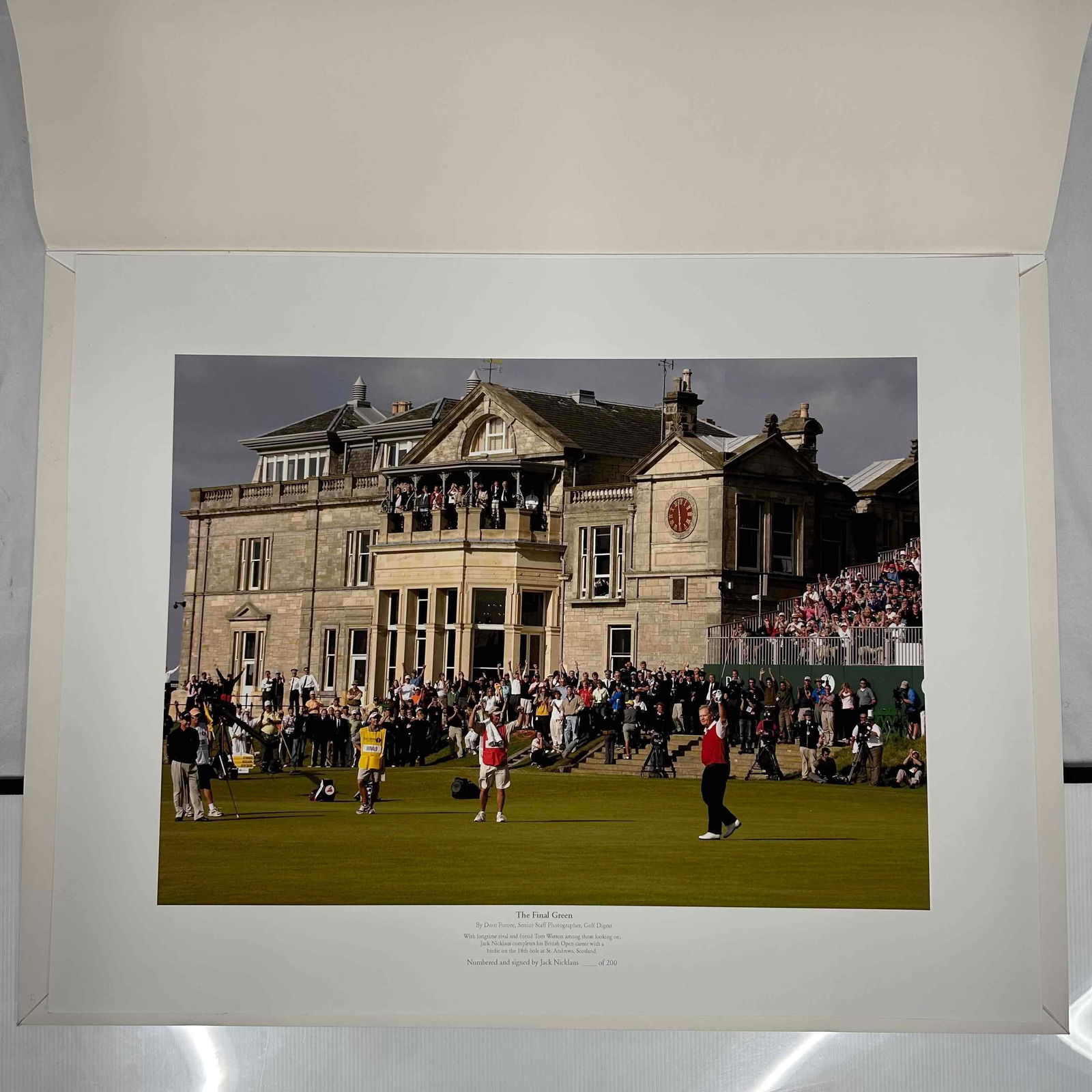Jack Nicklaus The Final Green Golf Photography Print St. Andrews 18th Hole (1 of 7)