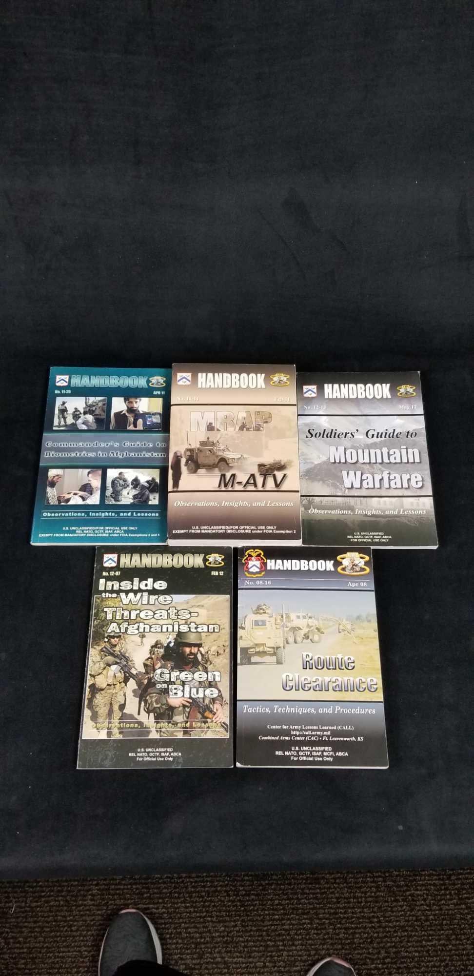 Military Handbook Lot By CALL (1 of 14)