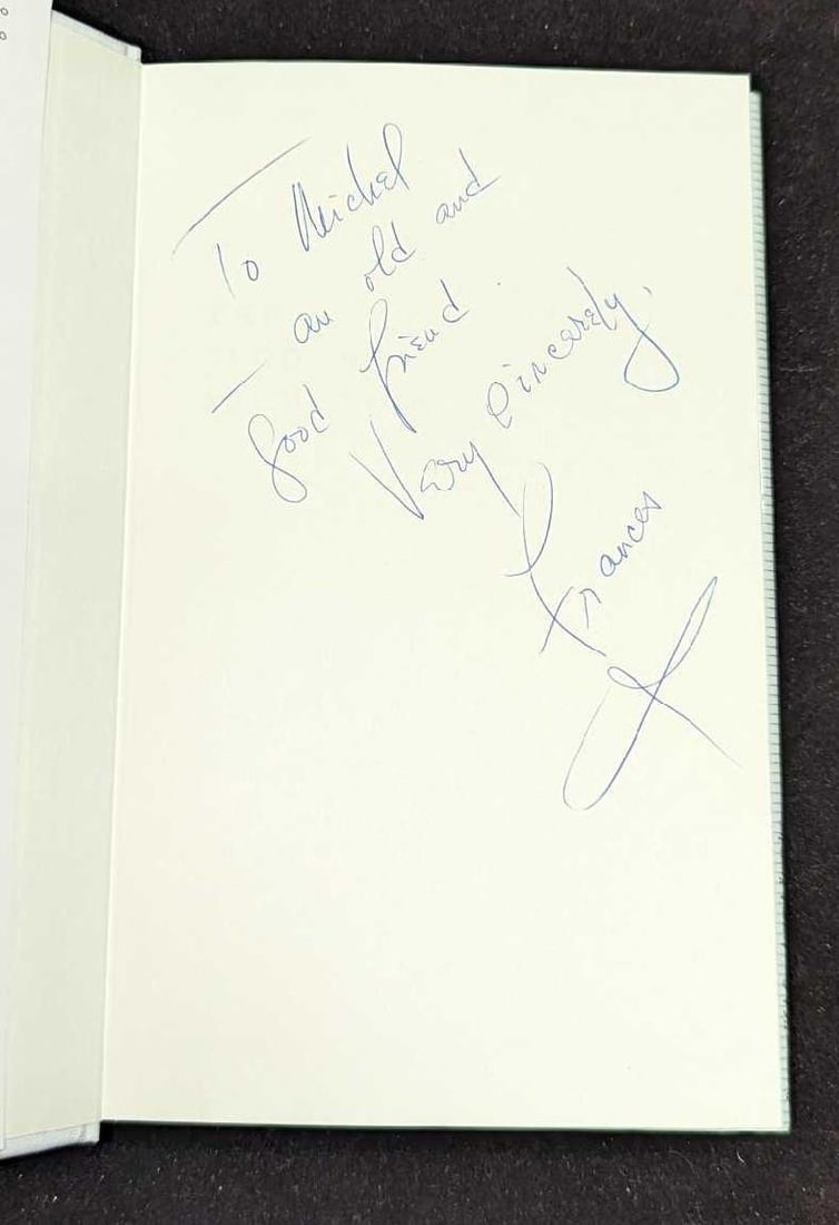 Autographed Frances Lear The Second Seduction HC - 2