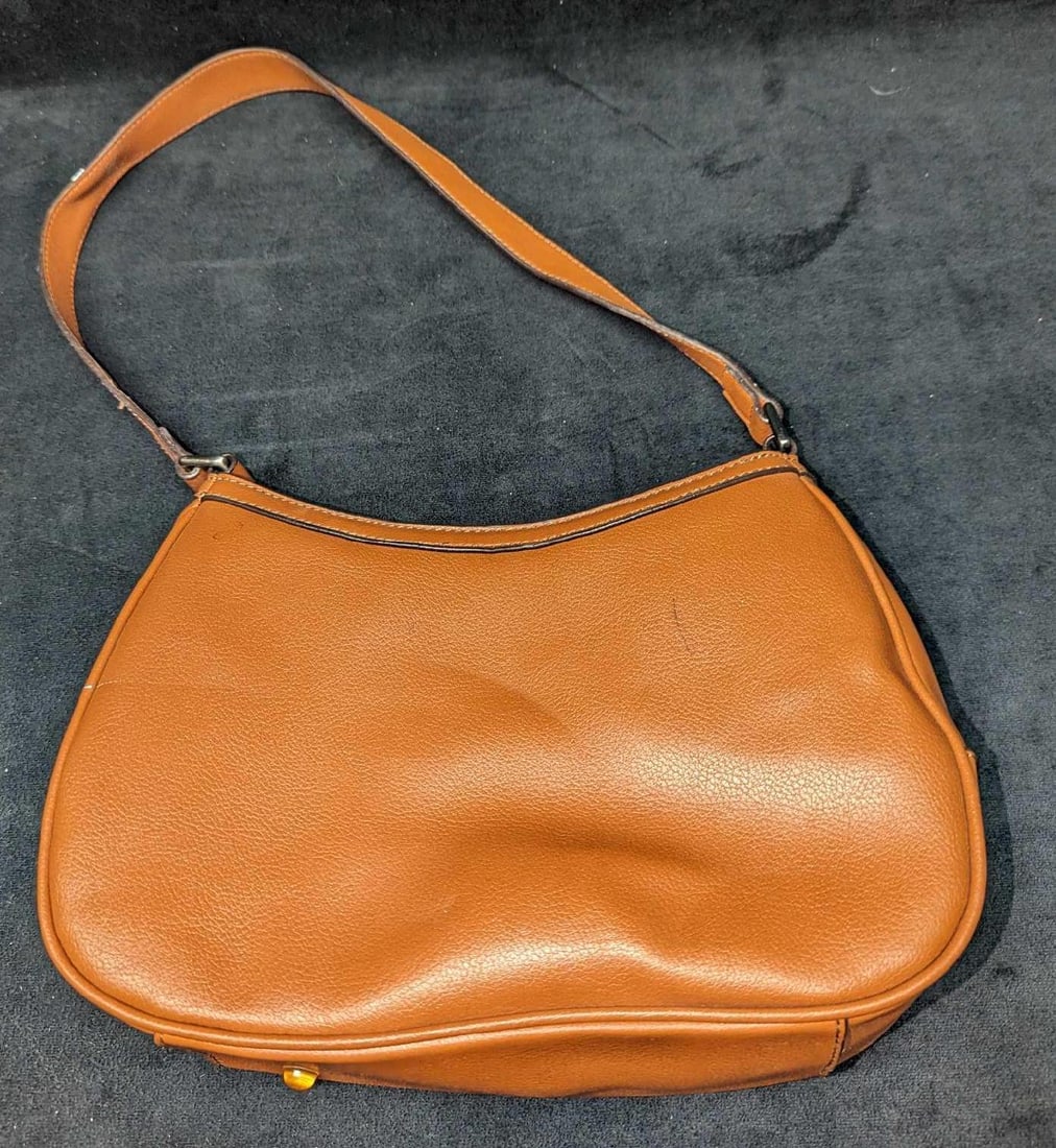 Liz Claiborne Brown Cognac Basic Essentials Purse - 2