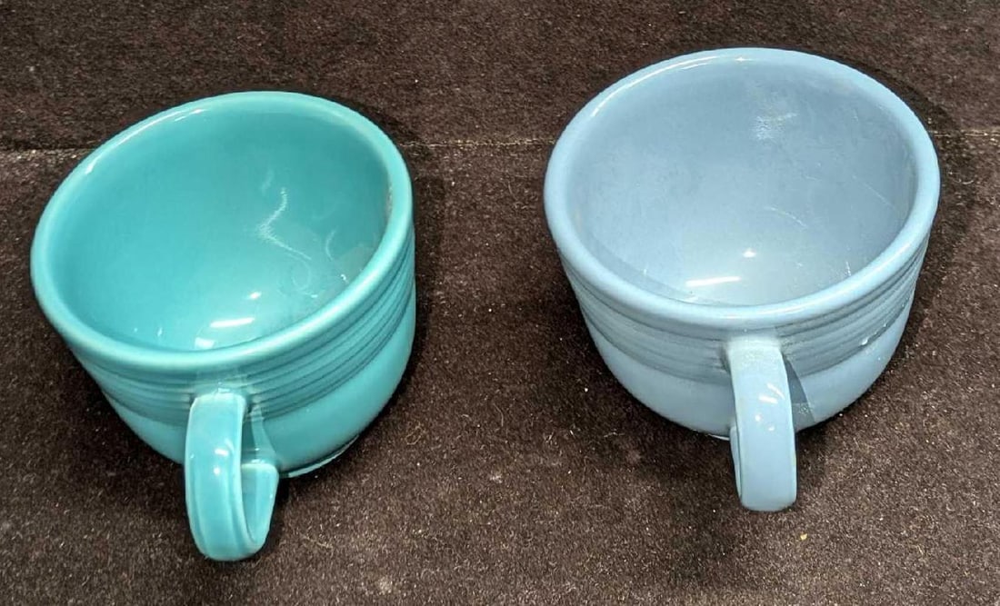 Four Fiestaware Flat Cups - 11