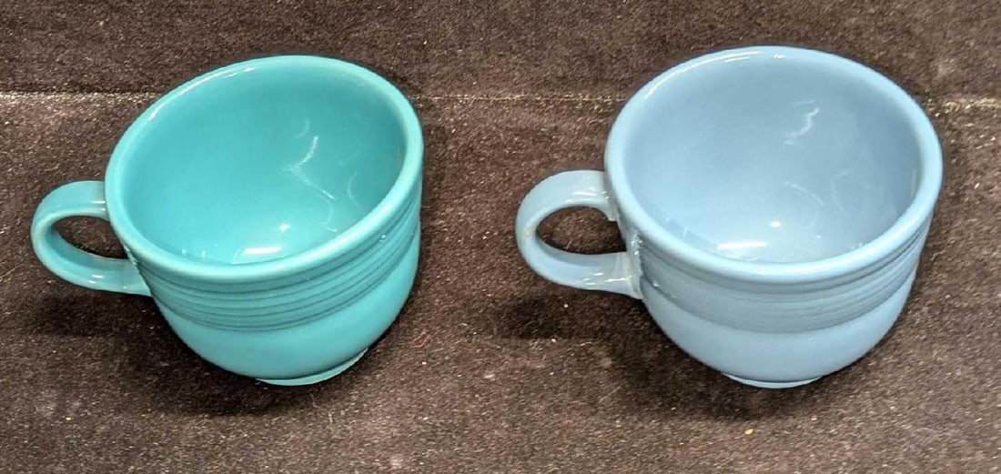 Four Fiestaware Flat Cups - 4