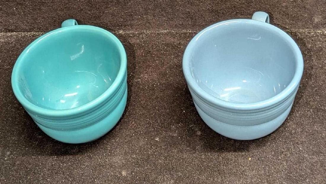 Four Fiestaware Flat Cups - 6