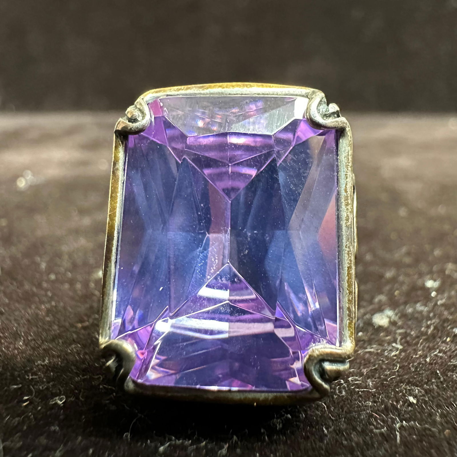 Silpada Lavender Fields Sterling Silver Large Amethyst Statement Ring - 3