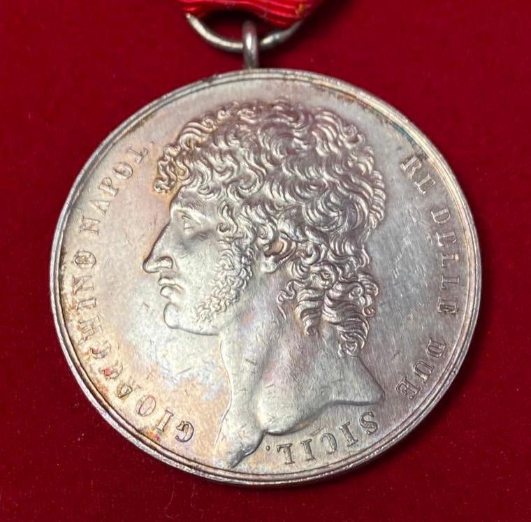 Joachim Murat Provincial Legion Flags Medal: Joachim Murat Provincial Legion Flags Medal This fine medal has been tested and researched to the best of our abilities, and is authentic to the best of our knowledge. Please see photos,