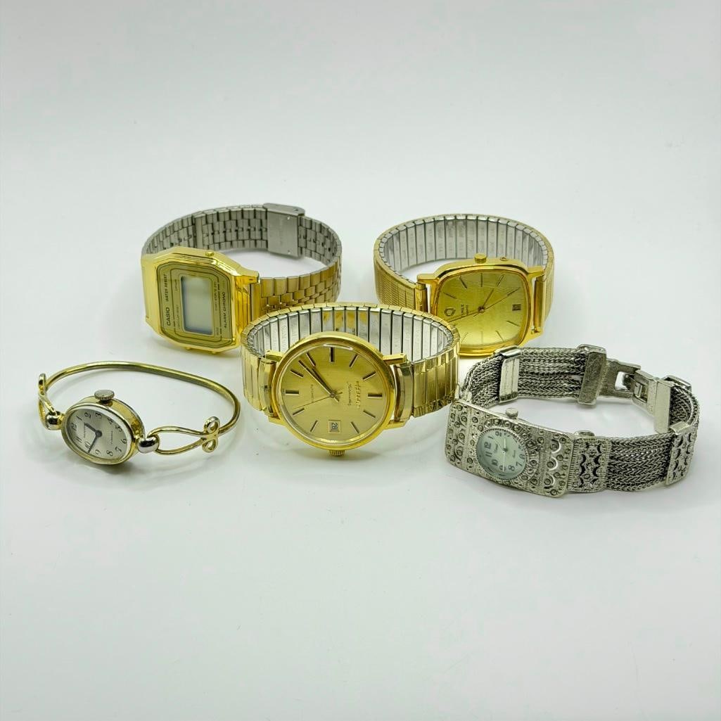 Mixed Lot of 5 Vintage Watches (1 of 2)