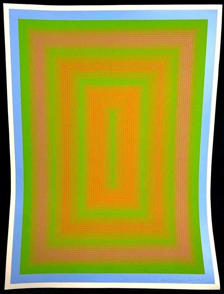 Richard Anuszkiewicz "New Glory" Signed Seriegraph (1 of 8)