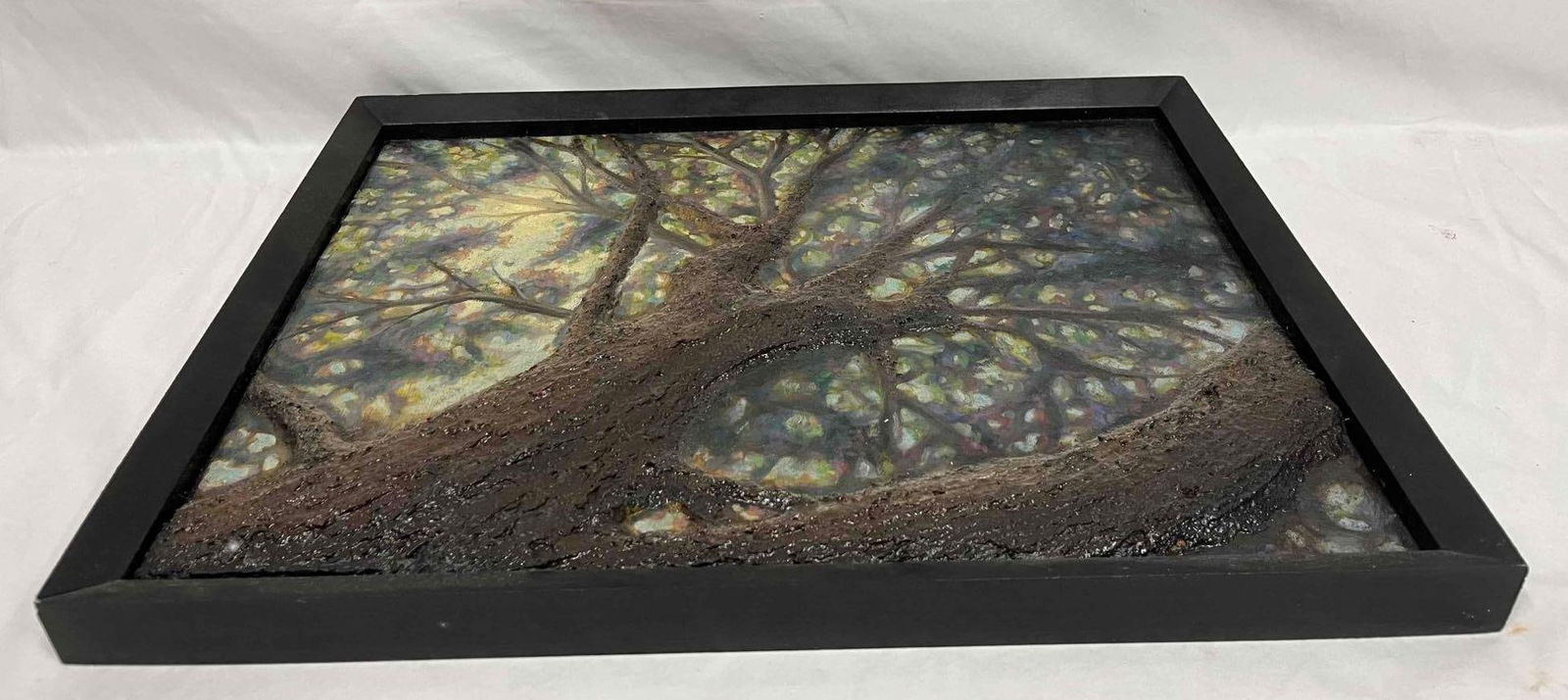 Framed Original Mixed Media Artwork Unsigned - 11