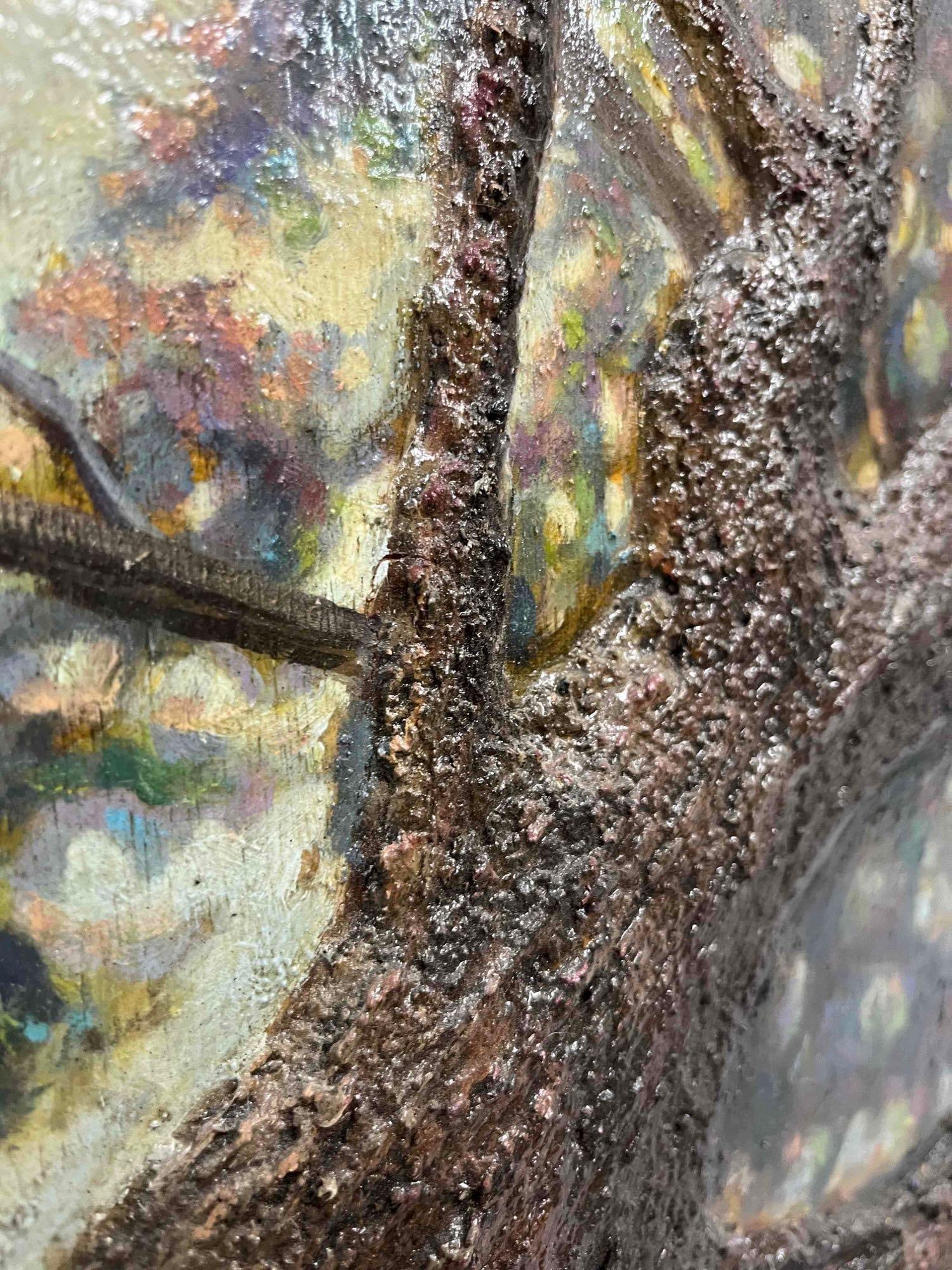 Framed Original Mixed Media Artwork Unsigned - 6