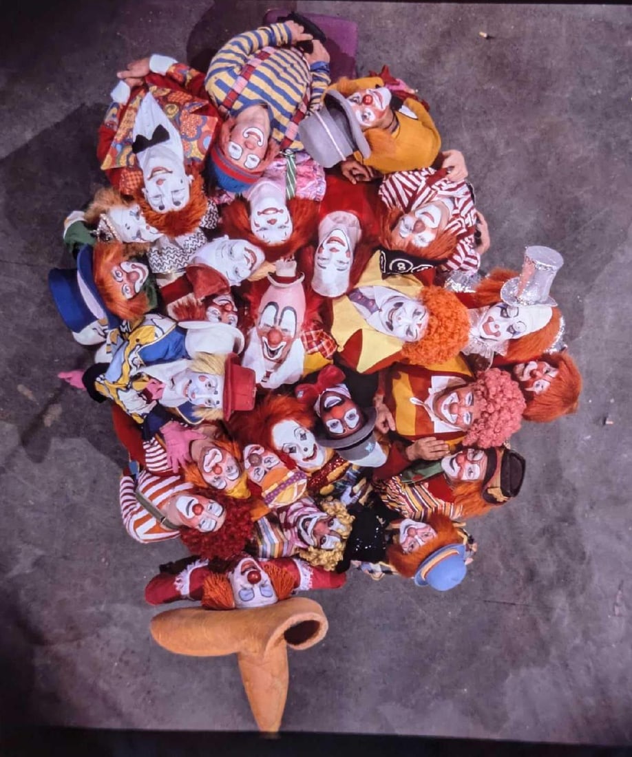 Kodak Transparency 4 X 5 Group Of Clowns B: Kodak Transparency 4 X 5 Group Of Clowns B. Here is a photo transparency that can be made into prints with the right equipment. This weighs 0.01lb. There are some light markings on the