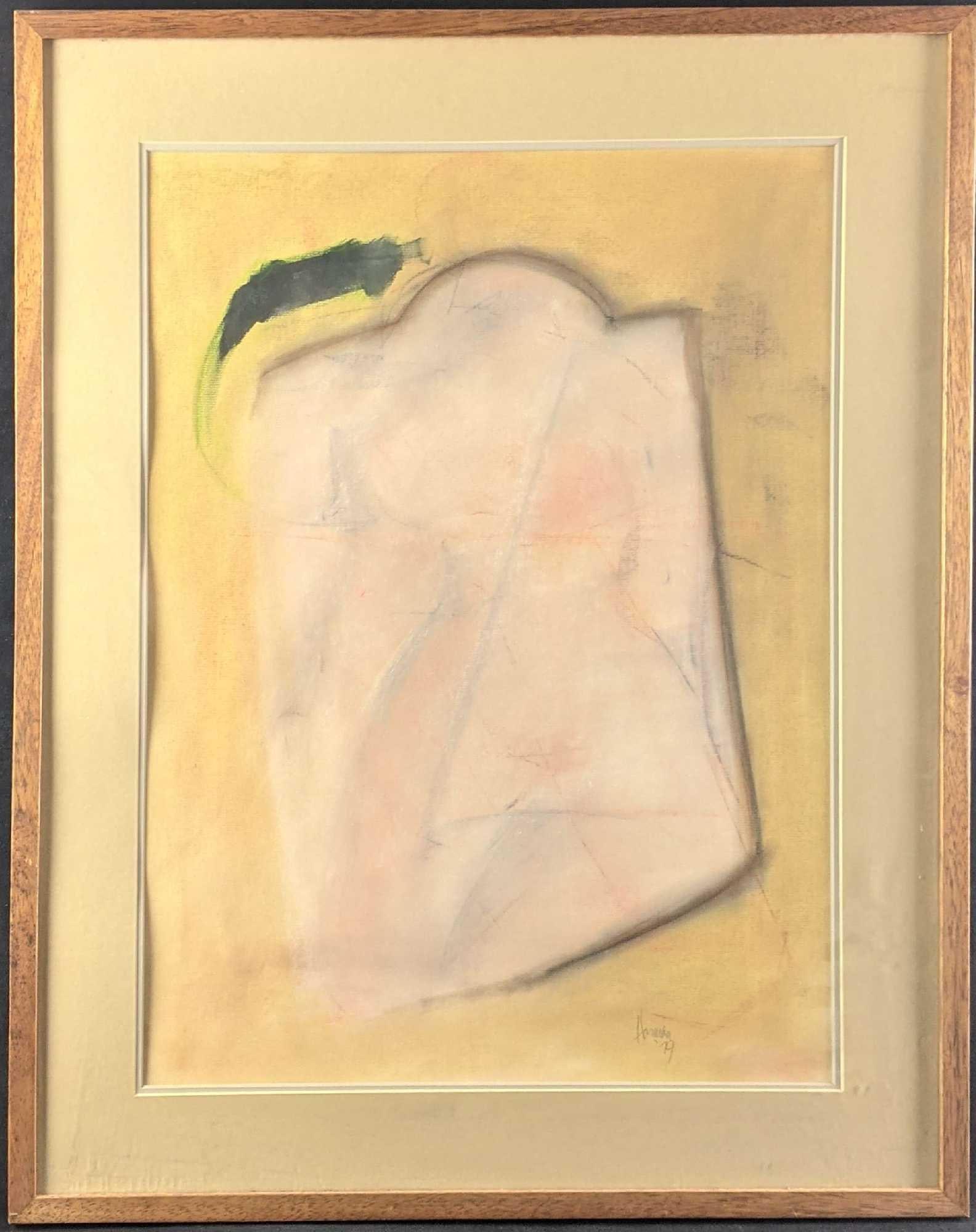 1970s Original Abstract Artwork Framed and Signed (1 of 6)