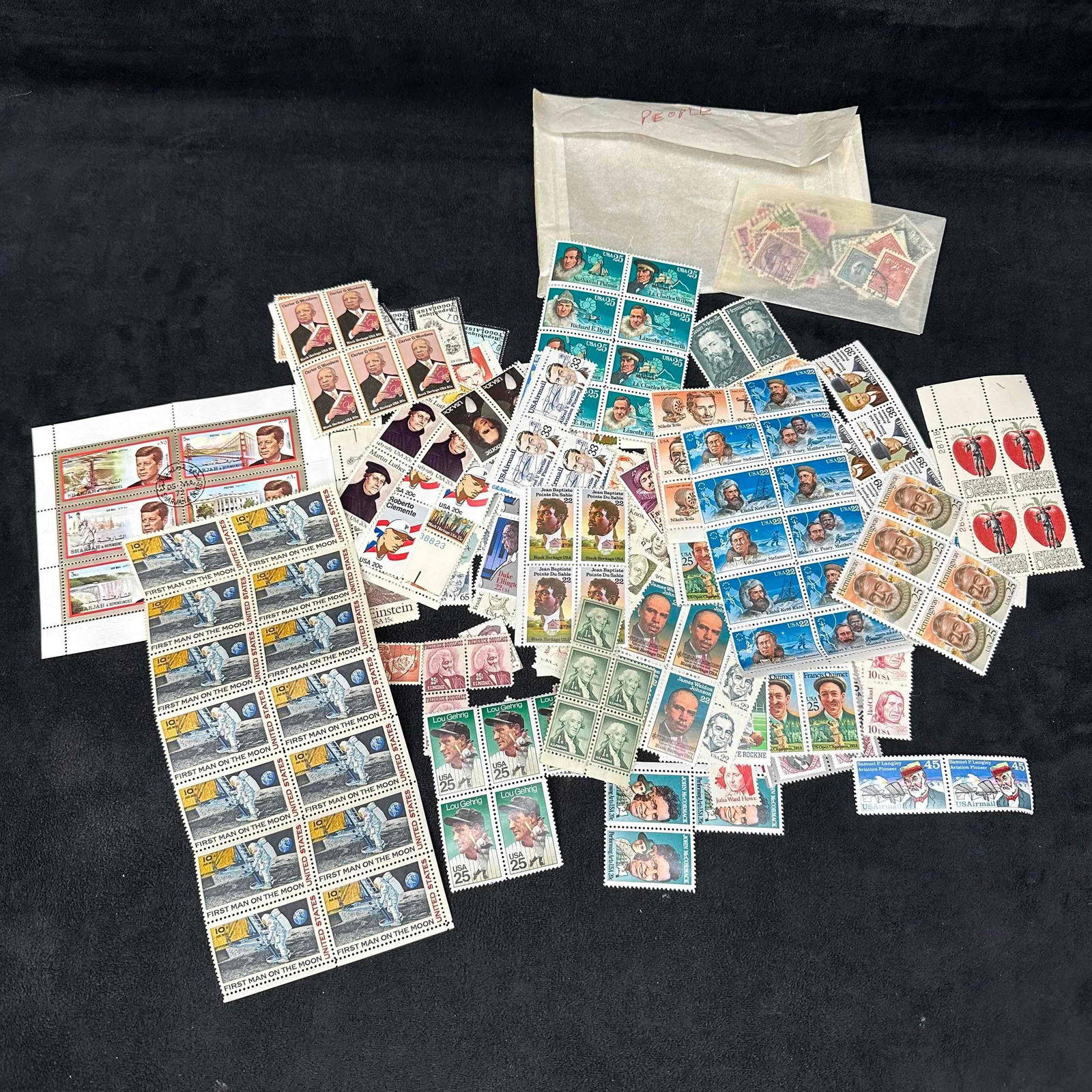 Collectors Stamp US and Foreign Stamps Collection Mixed Lot People Theme Set (1 of 11)