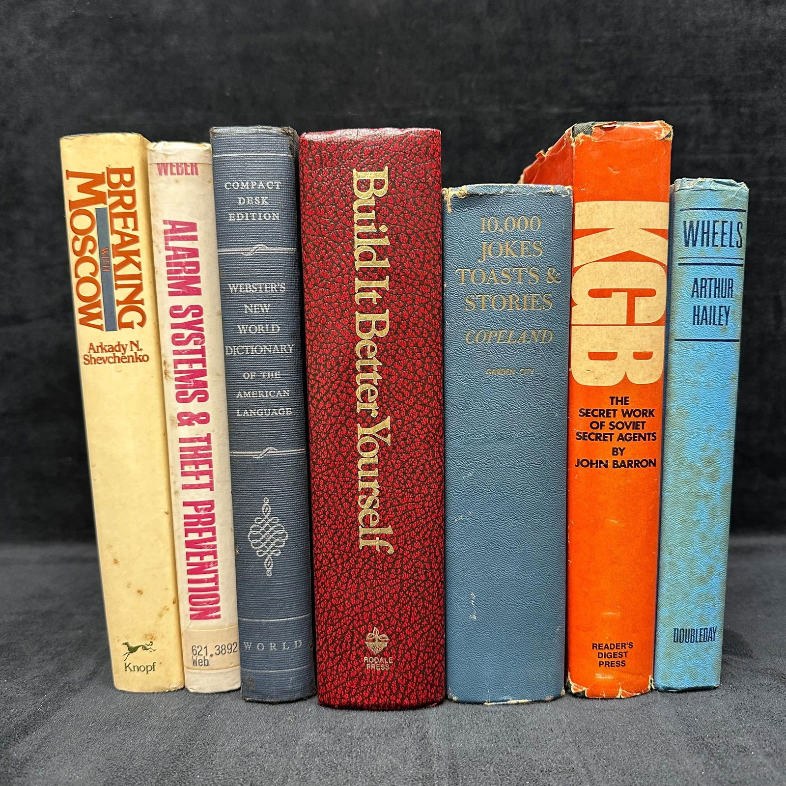 Vintage Hardcover Book Lot Seven Titles Mixed Subjects (1 of 5)