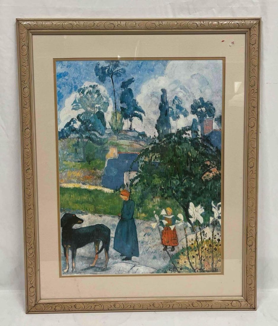Framed Print Among The Lilies By Paul Gauguin (1 of 9)